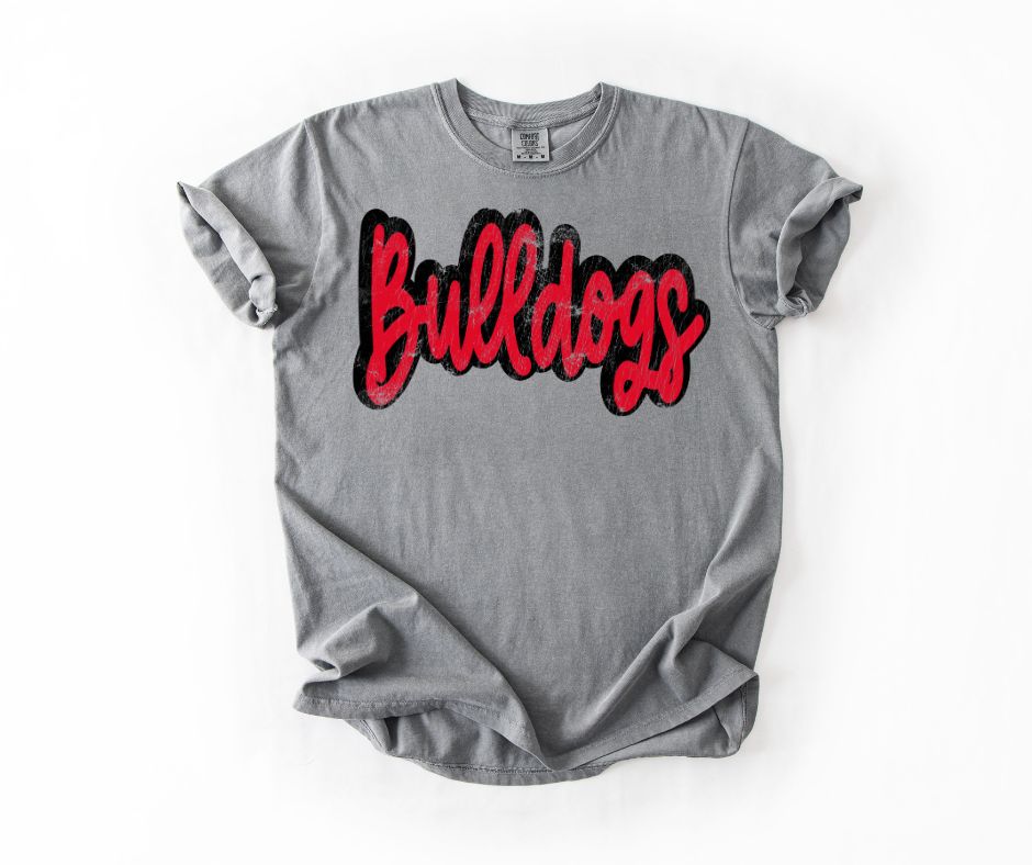 Cursive Bulldogs Shirt