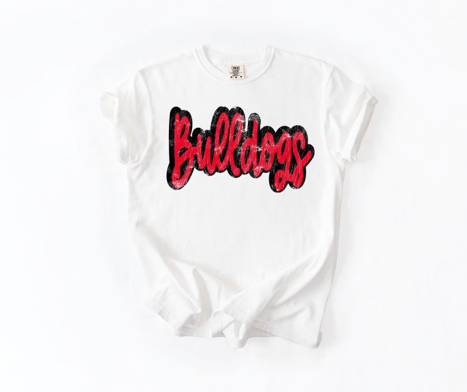 Cursive Bulldogs Shirt
