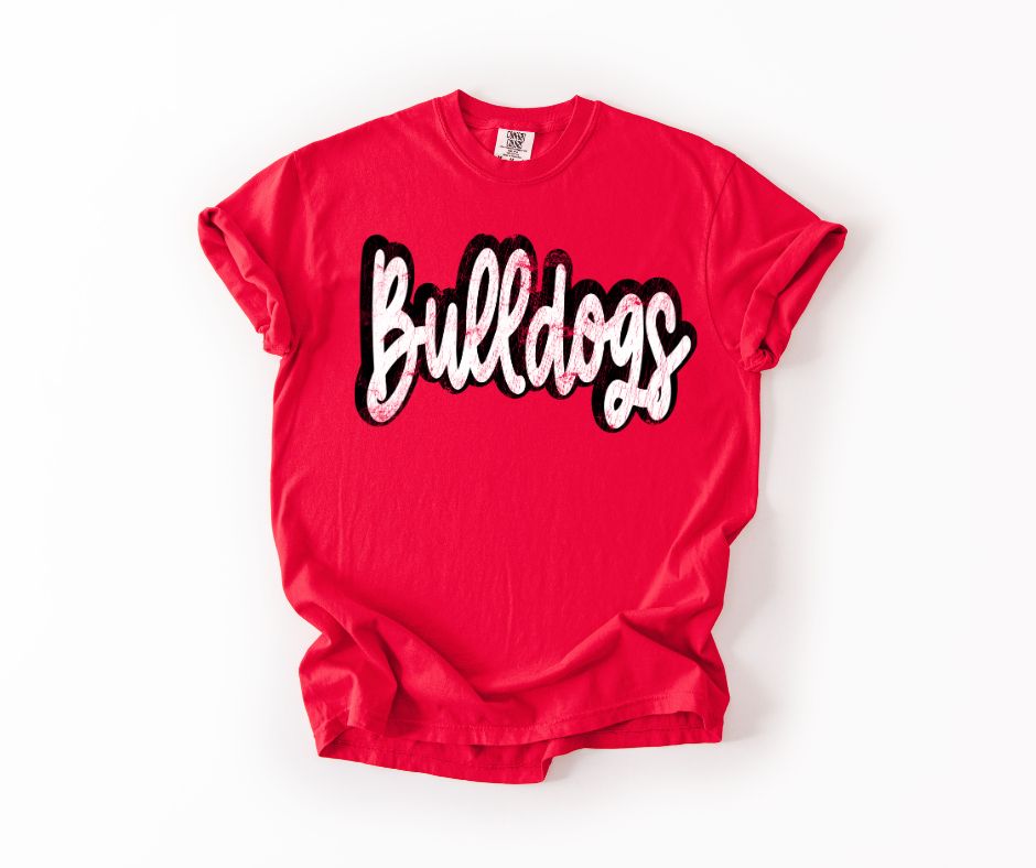 Cursive Bulldogs Shirt