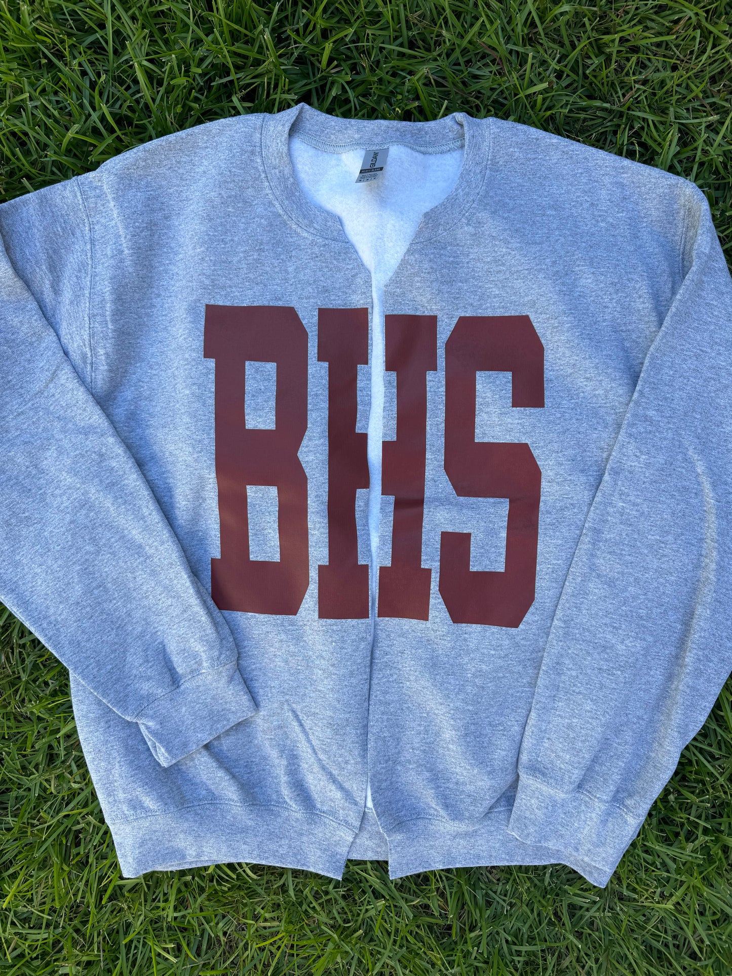Varsity Split Sweatshirt Cardigan-BHS,CHS,LHS