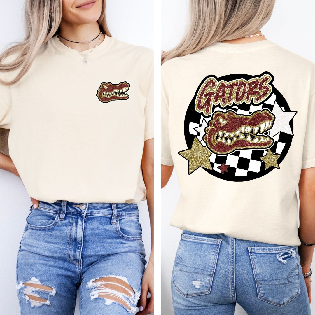 Faux Glitter Gators Shirt