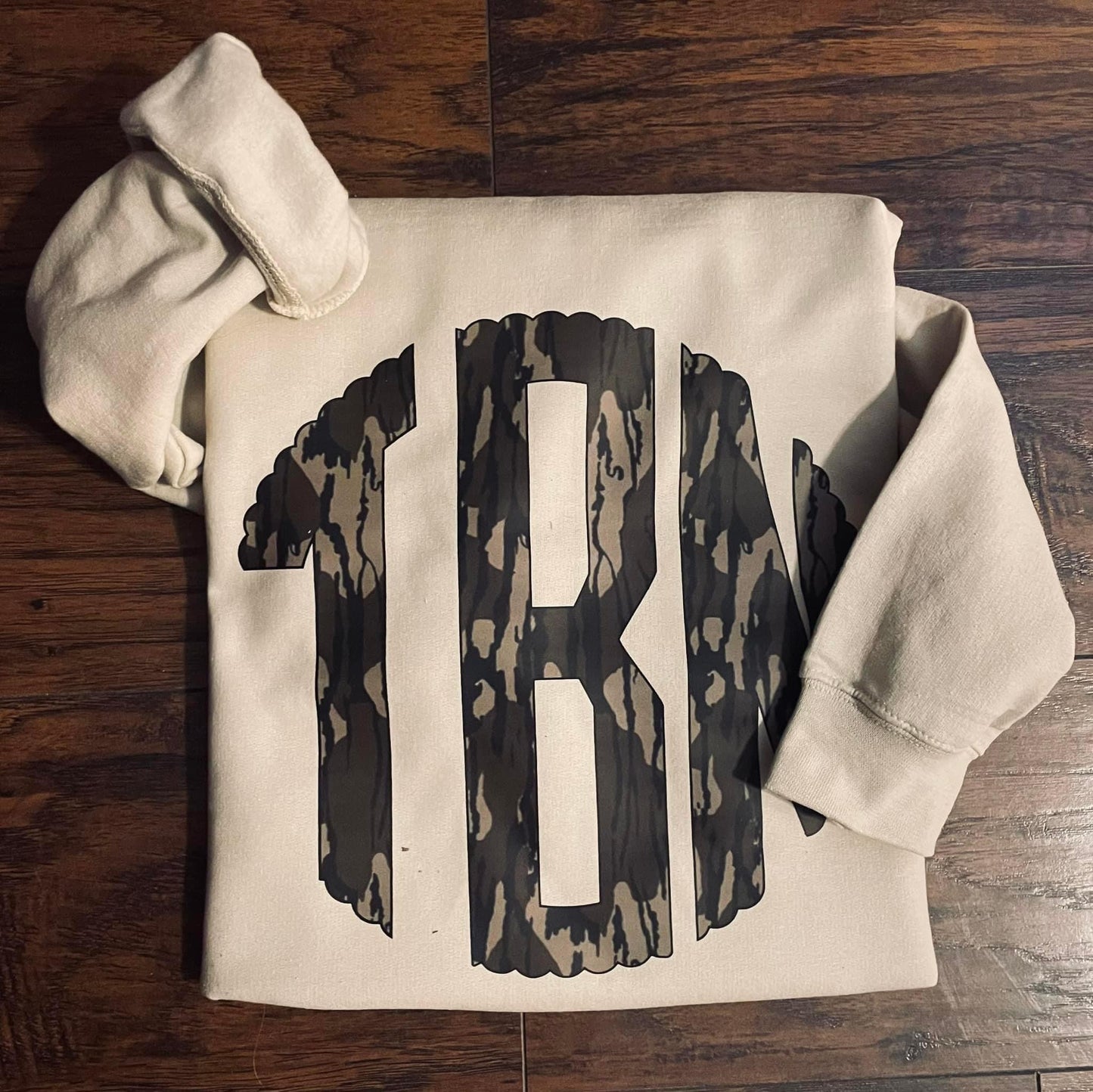 Adult Bottomland Monogram Tee & Sweatshirt