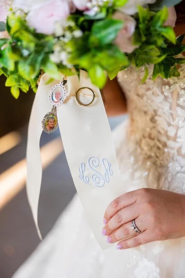 Embroidered Monogram Ribbon