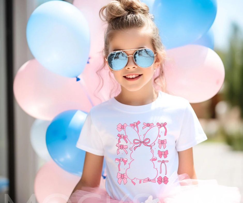 Youth Bunny Bow Shirt