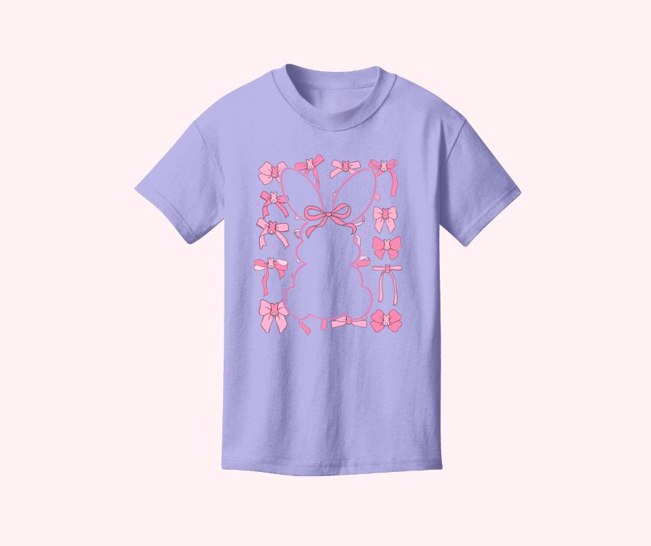 Youth Bunny Bow Shirt