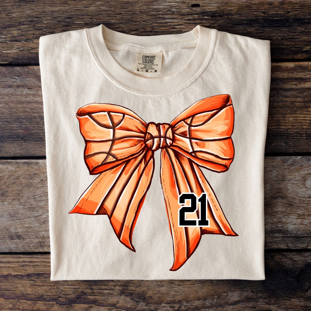 Sports Bow with Numbers Shirt