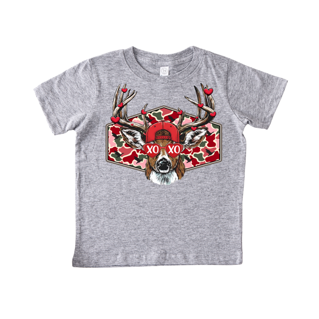 Valentine Buck With Hat Shirt