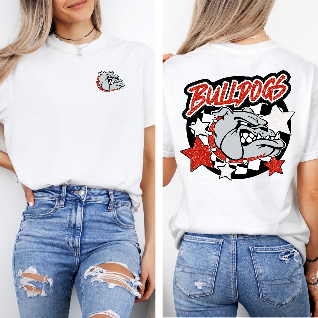 Faux Glitter Bulldogs Shirt