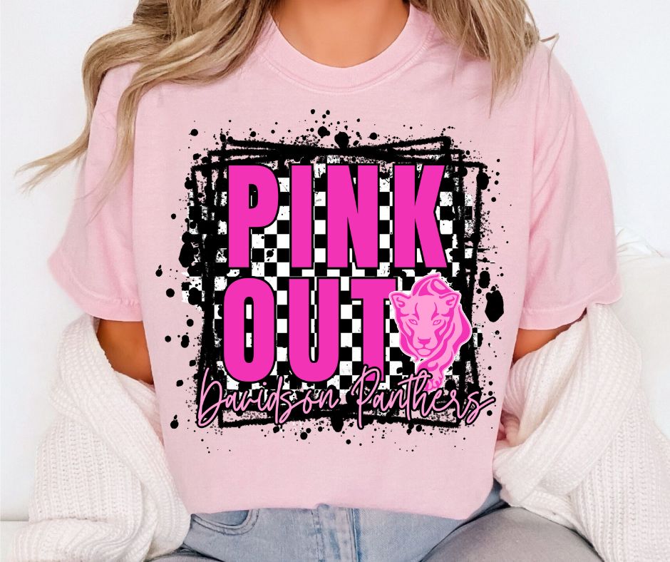 Davidson Panthers Pink Out Shirt