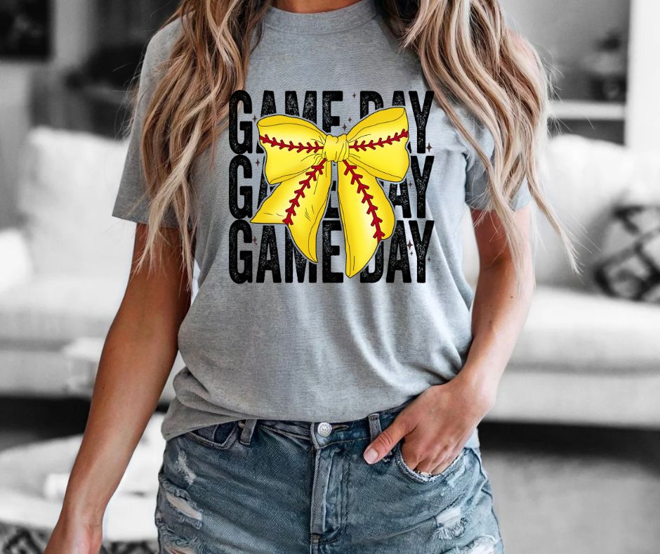 Game Day Softball Bow