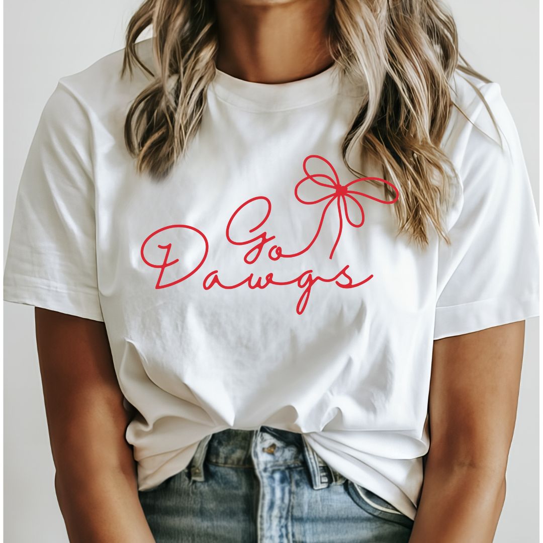 Go Dawgs Bow Shirt