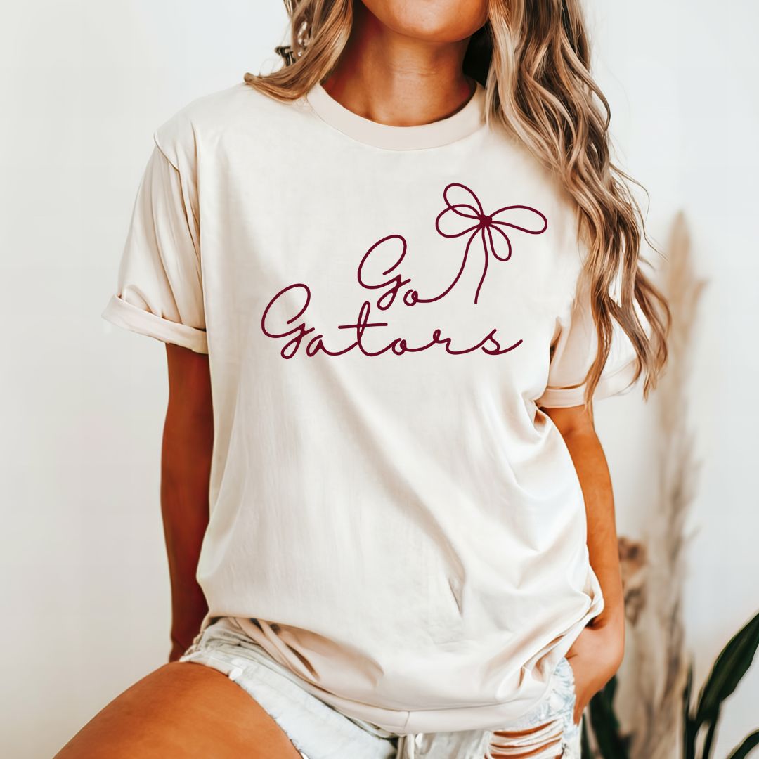 Go Gators Bow Shirt