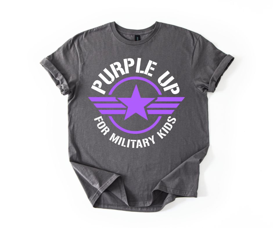 Purple Up For Military Kids - Star
