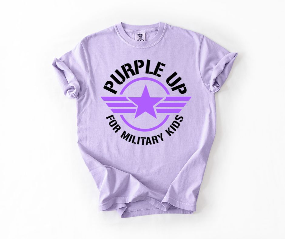 Purple Up For Military Kids - Star
