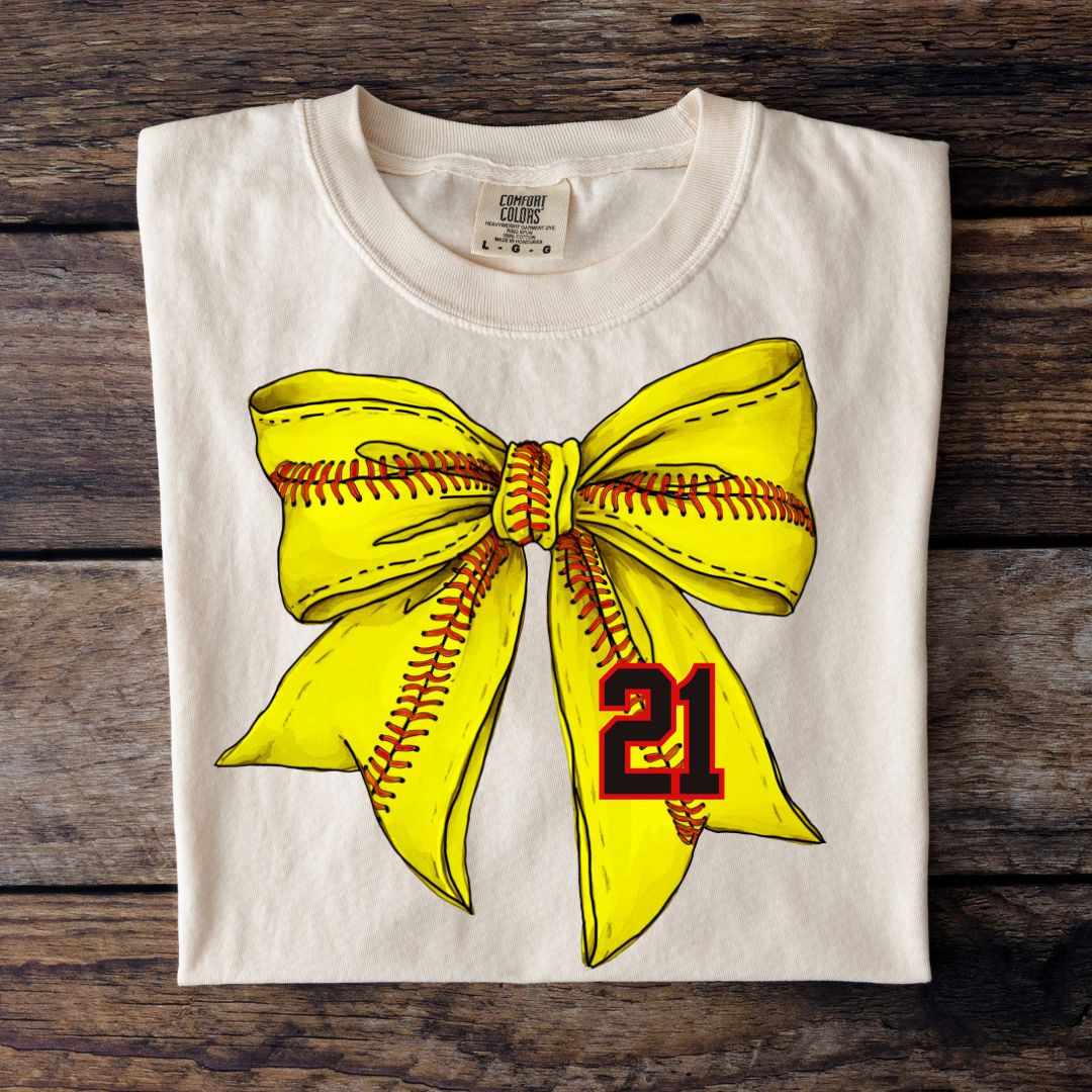 Sports Bow with Numbers Shirt