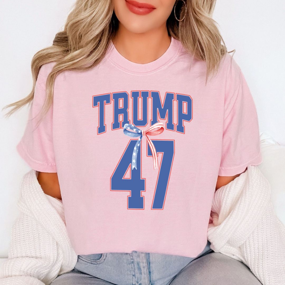 Trump 47 Bow Shirt
