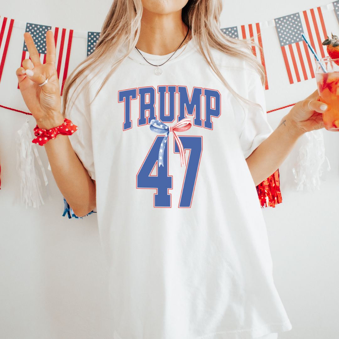 Trump 47 Bow Shirt
