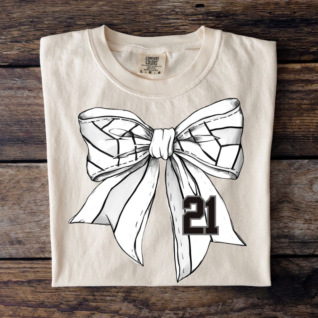 Sports Bow with Numbers Shirt