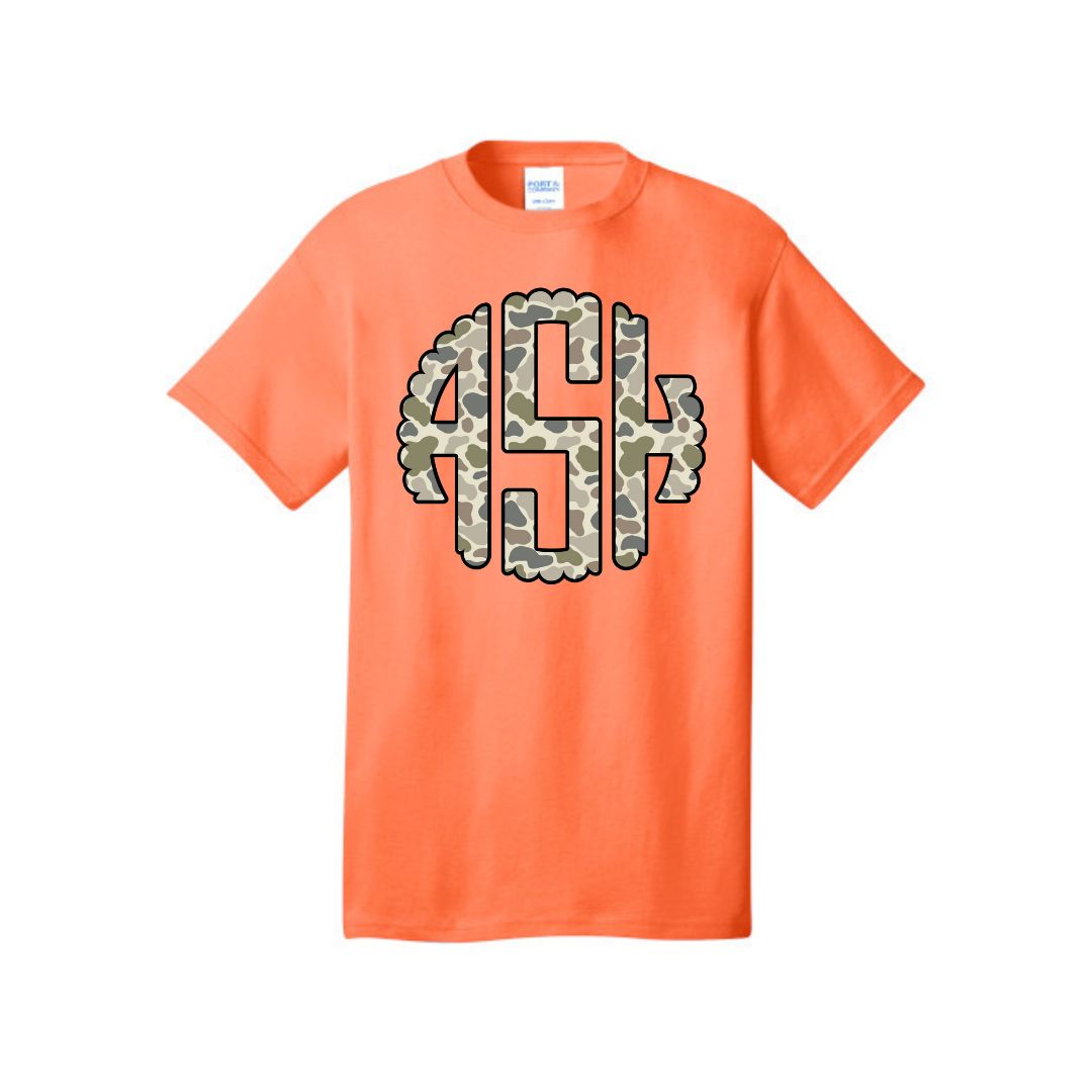 Youth Monogram Old School Camo Tee