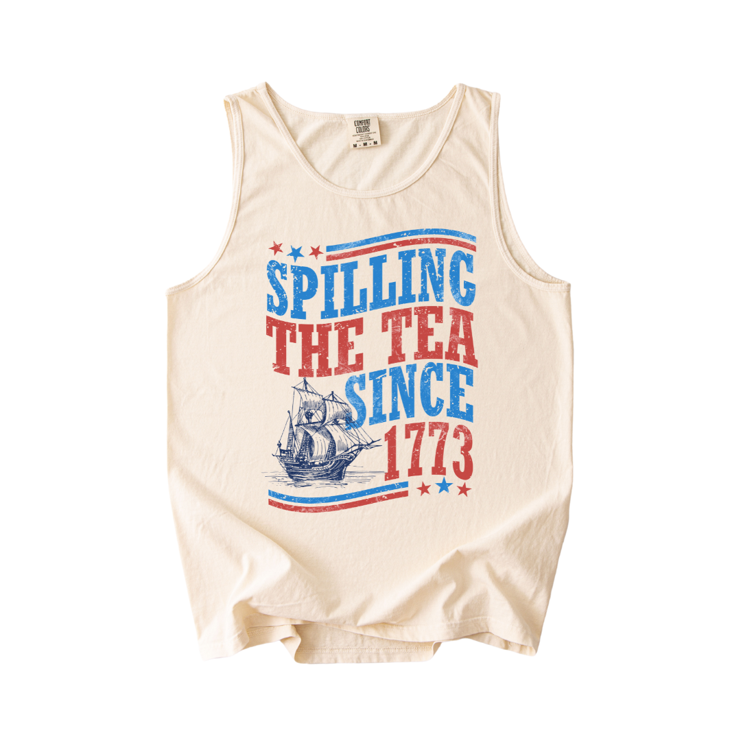 Spilling The Tea Tank Top Or Shirt