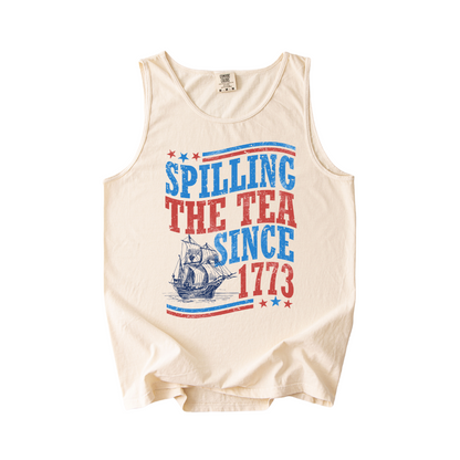 Spilling The Tea Tank Top Or Shirt