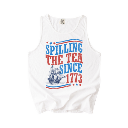 Spilling The Tea Tank Top Or Shirt