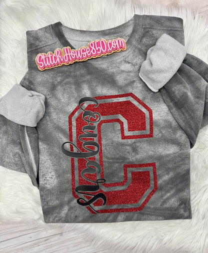 Glitter Mascot Sweatshirt or T-Shirt