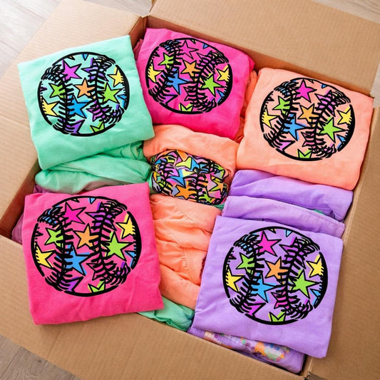 Neon Stars Ball Shirt