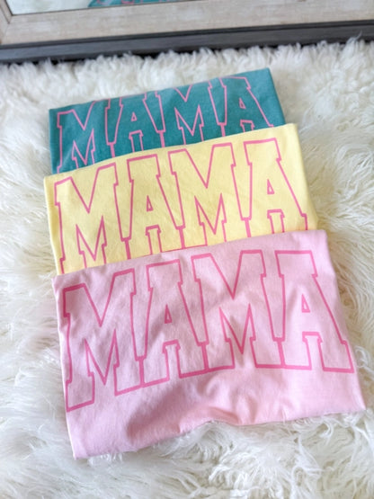 MAMA Pink Outline Shirt