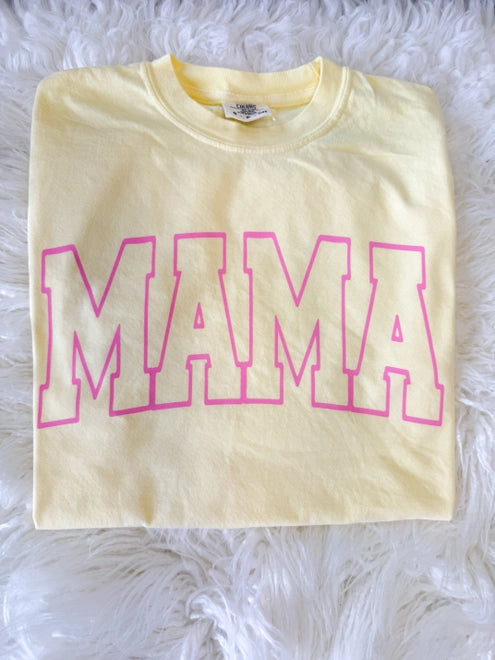 MAMA Pink Outline Shirt