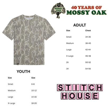 Custom School Bottomland Mossy Oak Shirt