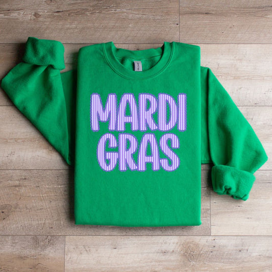 Mardi Gras Seersucker Shirt