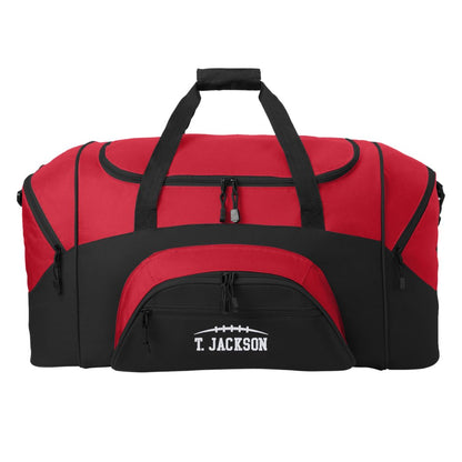 Sports Duffel Bag with Embroidered Name