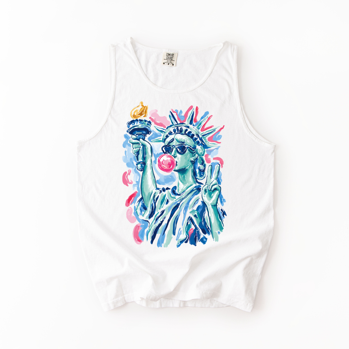 Preppy Statue Of Liberty Shirt