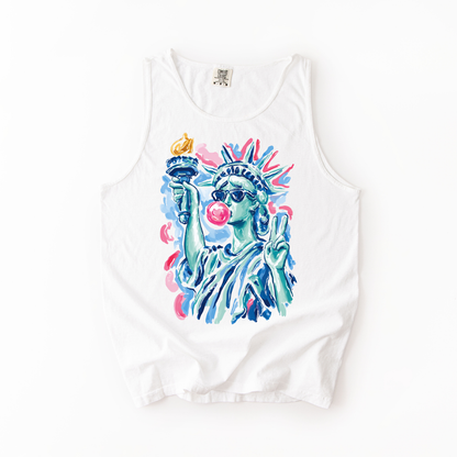 Preppy Statue Of Liberty Shirt