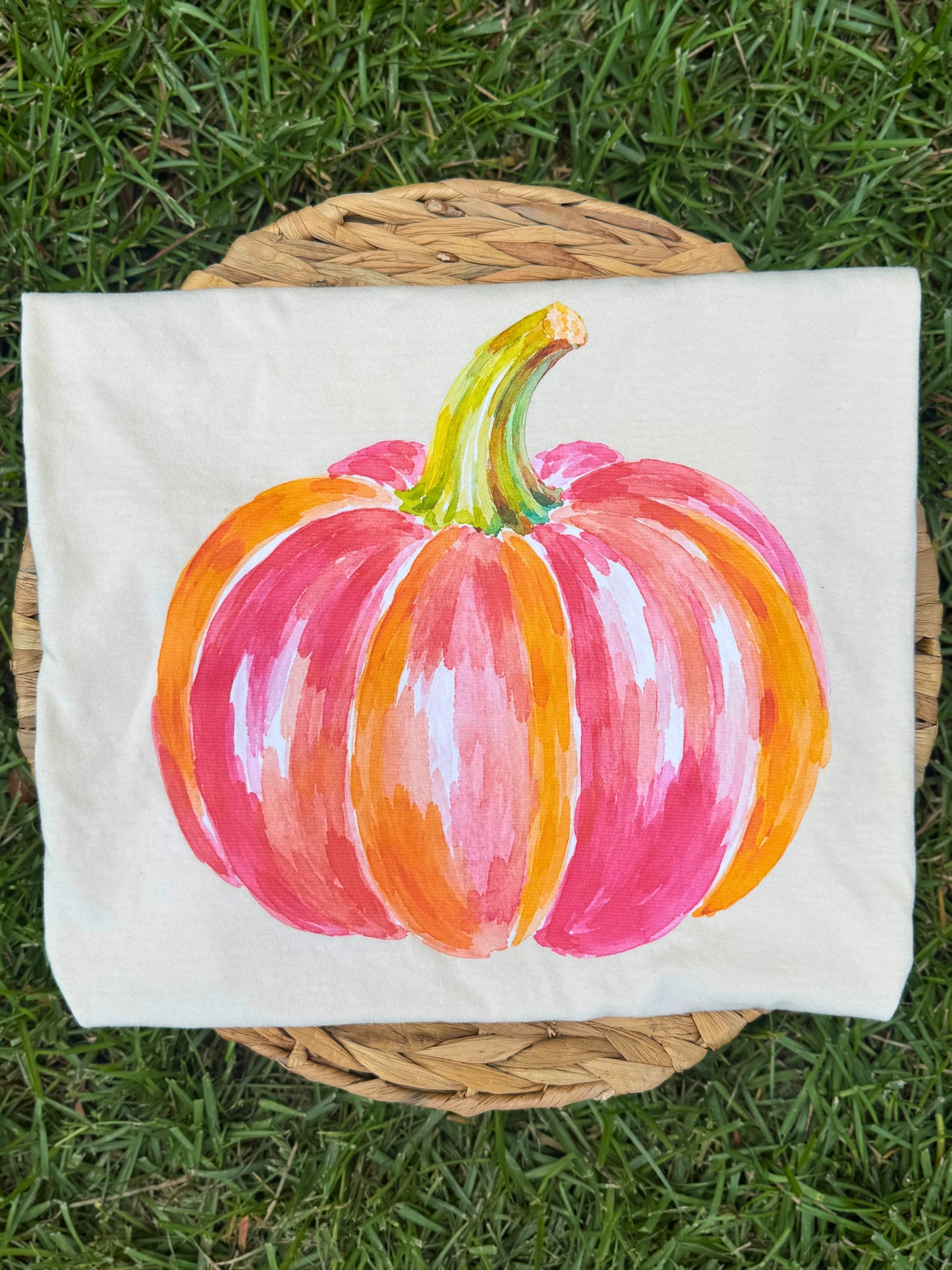 Watercolor Pumpkin Tee
