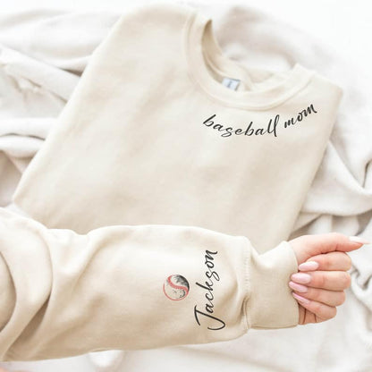 Custom Baseball or Softball Mom Crewneck