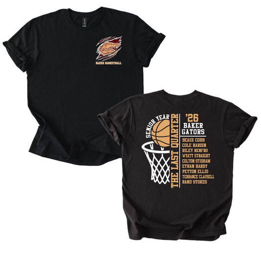 Baker Gators Basketball  Adult + Youth Shirt