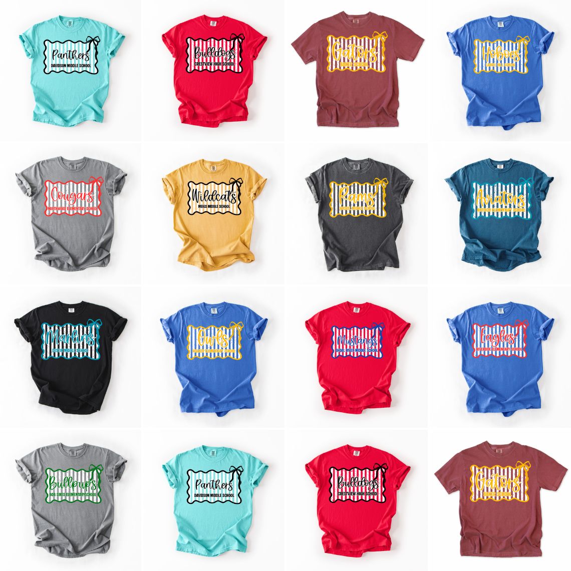 Framed School Shirts Youth + Adults