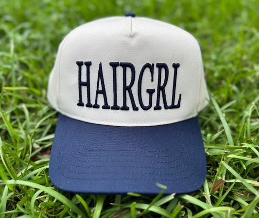 HAIRGRL Puff Embroidered Hat