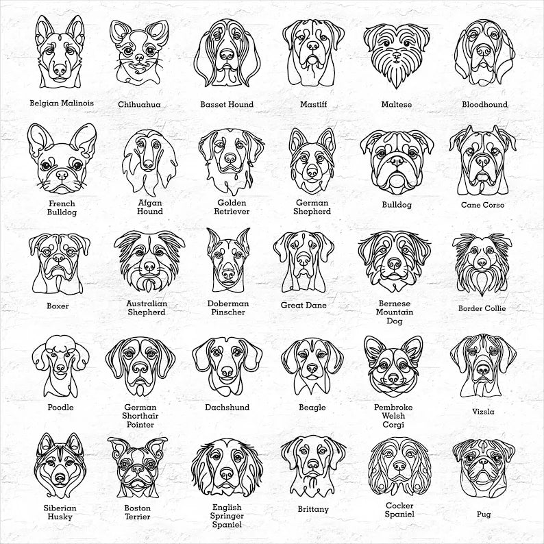 Embroidered Dog Tees