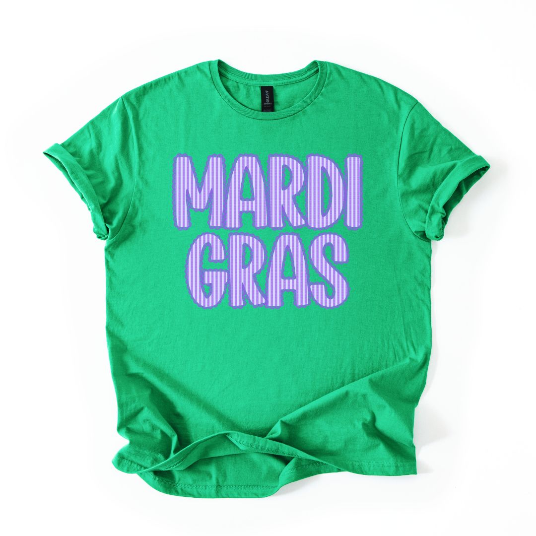 Mardi Gras Seersucker Shirt