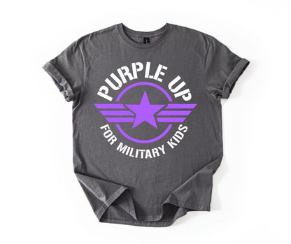 Purple Up For Military Kids - Star
