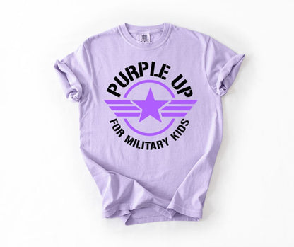 Purple Up For Military Kids - Star