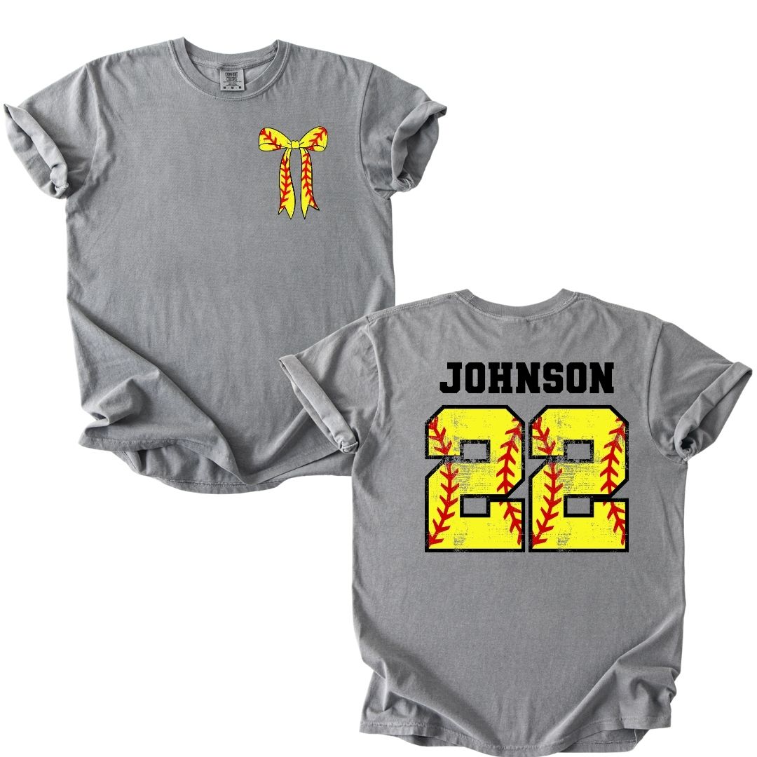 Custom Softball/Baseball Name & Number Shirt