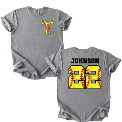 Custom Softball/Baseball Name & Number Shirt