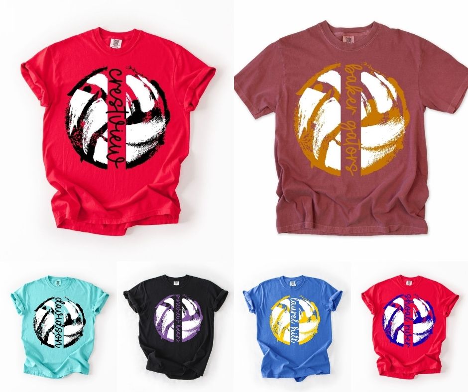 Local School Volleyball Shirts Adult + Youth